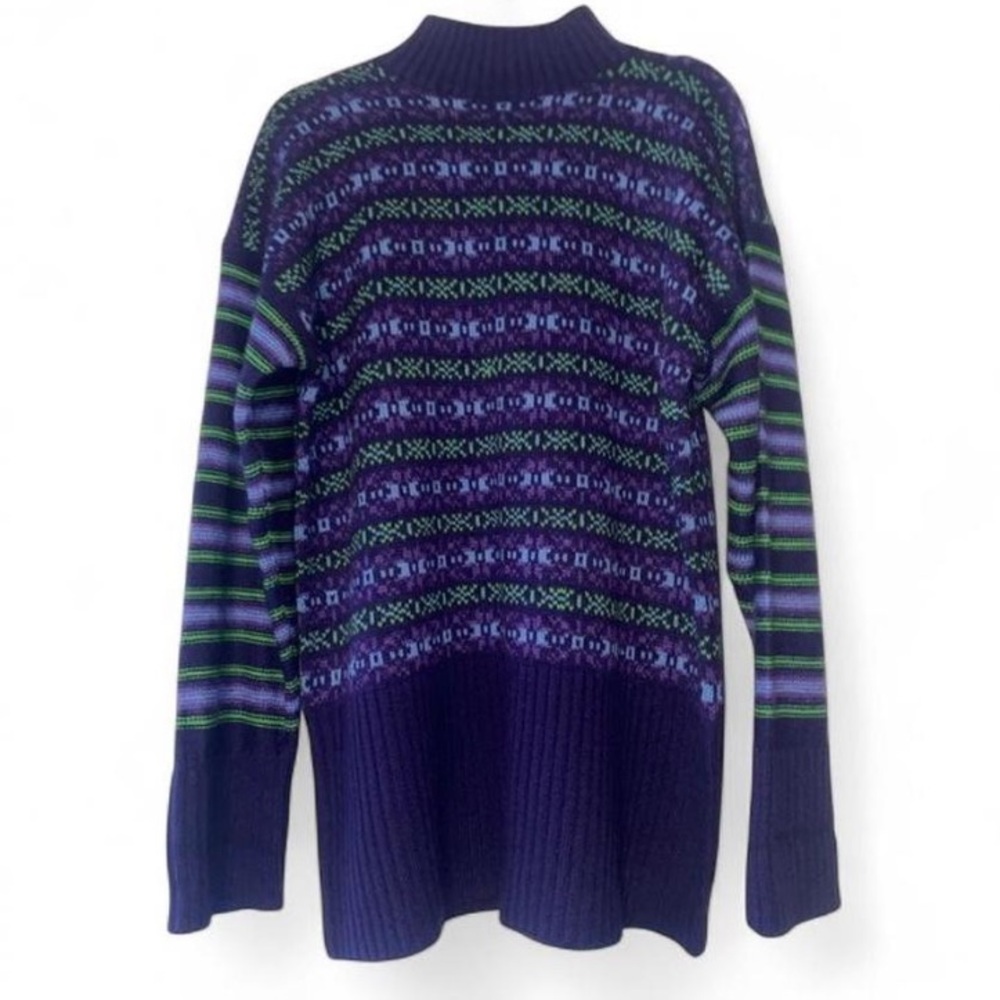Vtg pattern mohair sweater